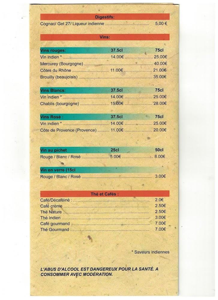 La Cave à Naan - Menu Image 1