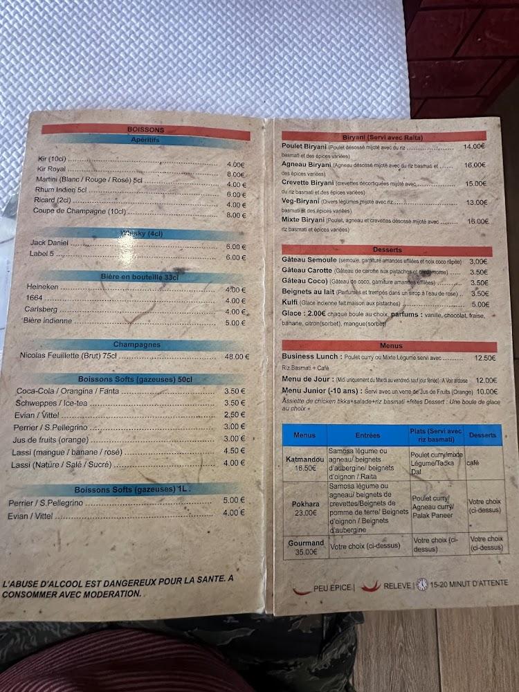 La Cave à Naan - Menu Image 2