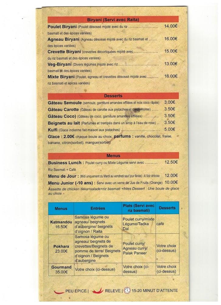 La Cave à Naan - Menu Image 4